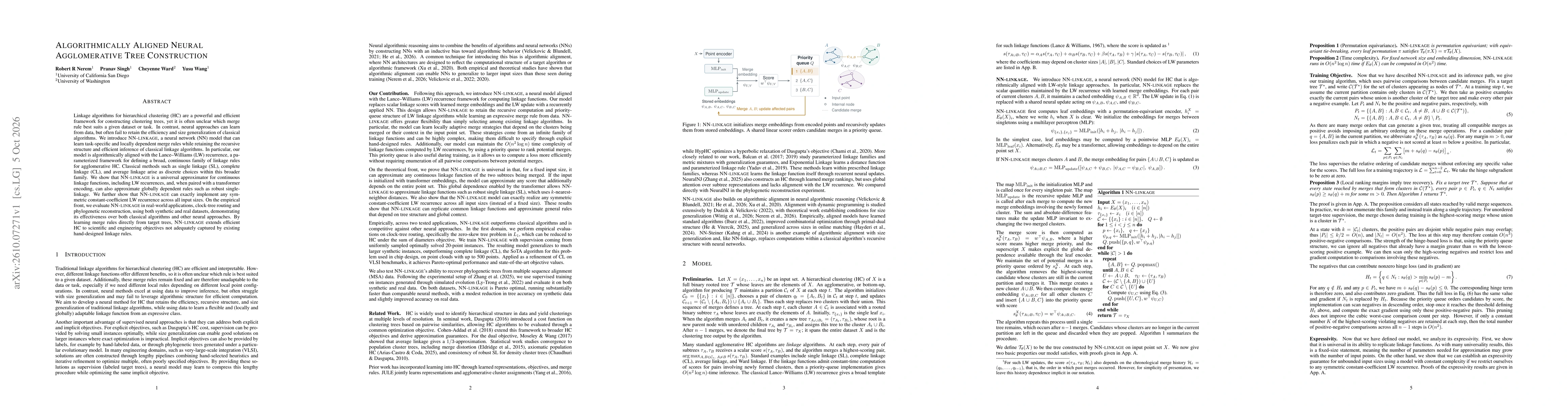 Thumbnail for Algorithmically Aligned Neural Agglomerative Tree Construction