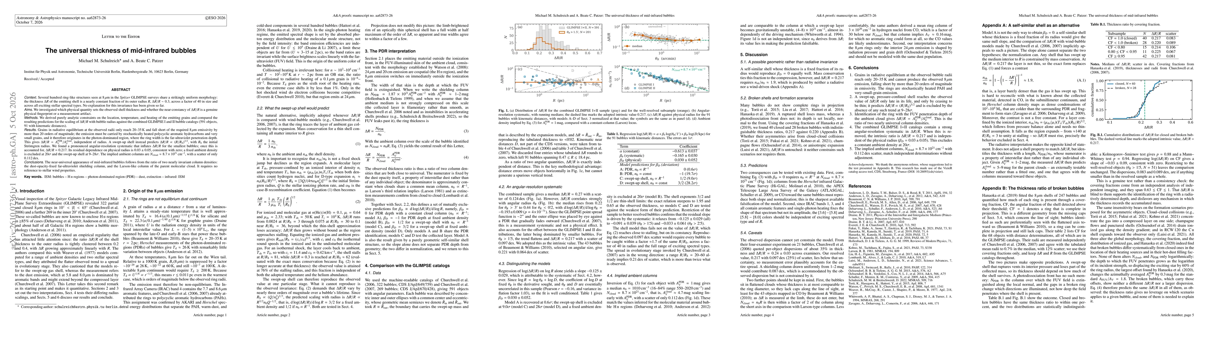 Thumbnail for The universal thickness of mid-infrared bubbles