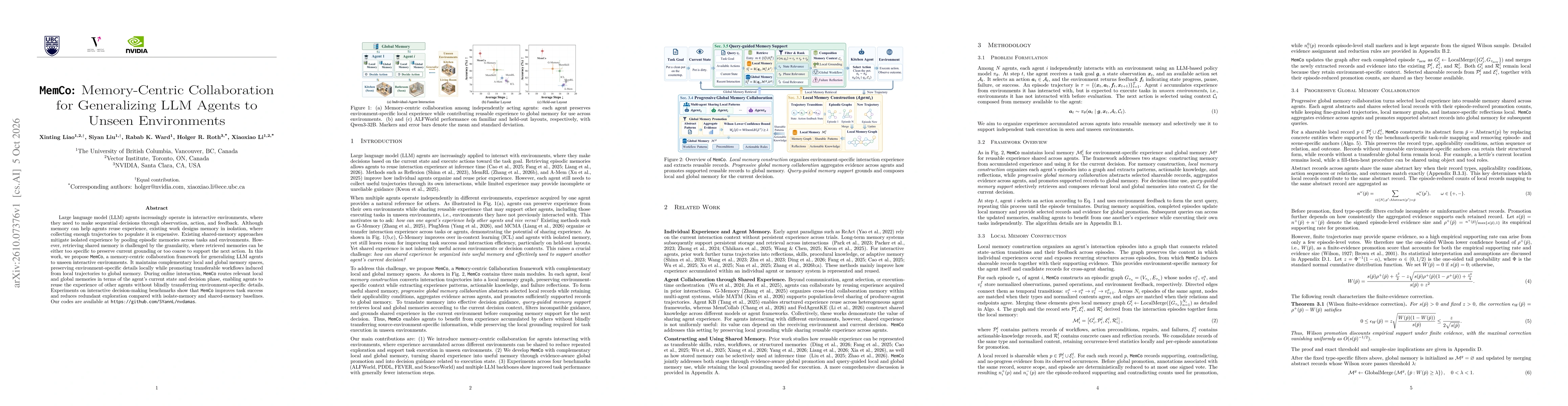 Thumbnail for MemCo: Memory-Centric Collaboration for Generalizing LLM Agents to Unseen Environments