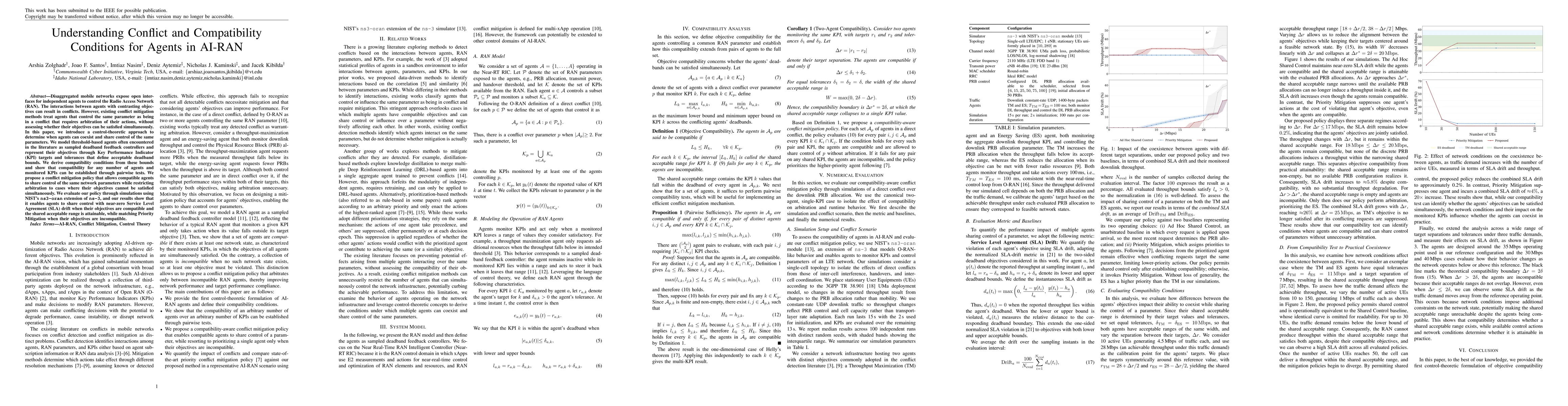 Thumbnail for Understanding Conflict and Compatibility Conditions for Agents in AI-RAN