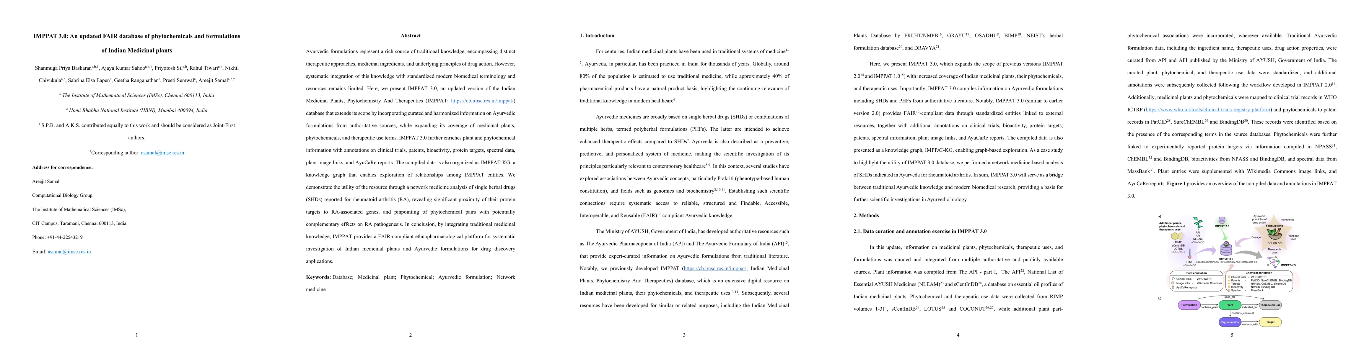 Thumbnail for IMPPAT 3.0: An updated FAIR database of phytochemicals and formulations of Indian Medicinal plants