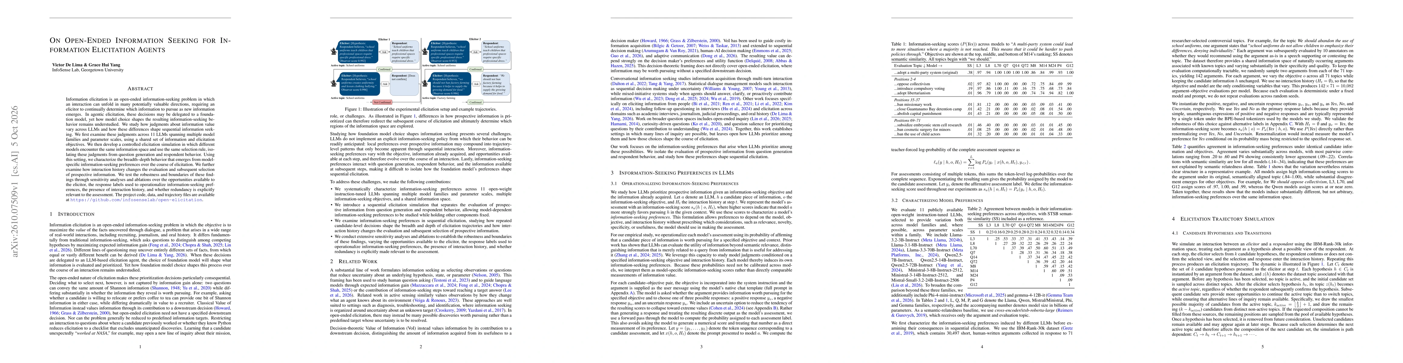 Thumbnail for On Open-Ended Information Seeking for Information Elicitation Agents