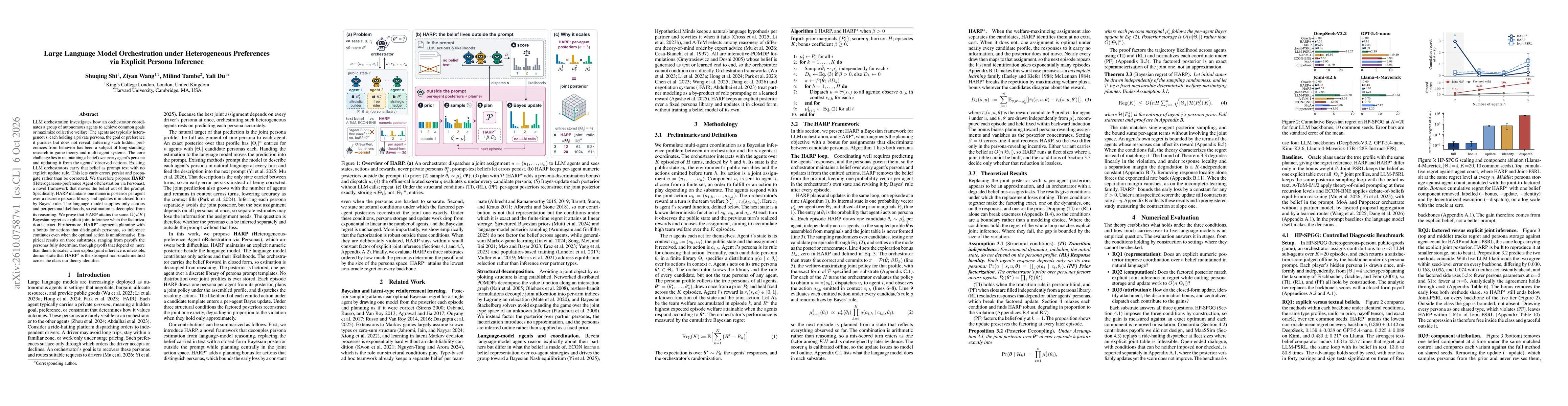 Thumbnail for Large Language Model Orchestration under Heterogeneous Preferences via Explicit Persona Inference