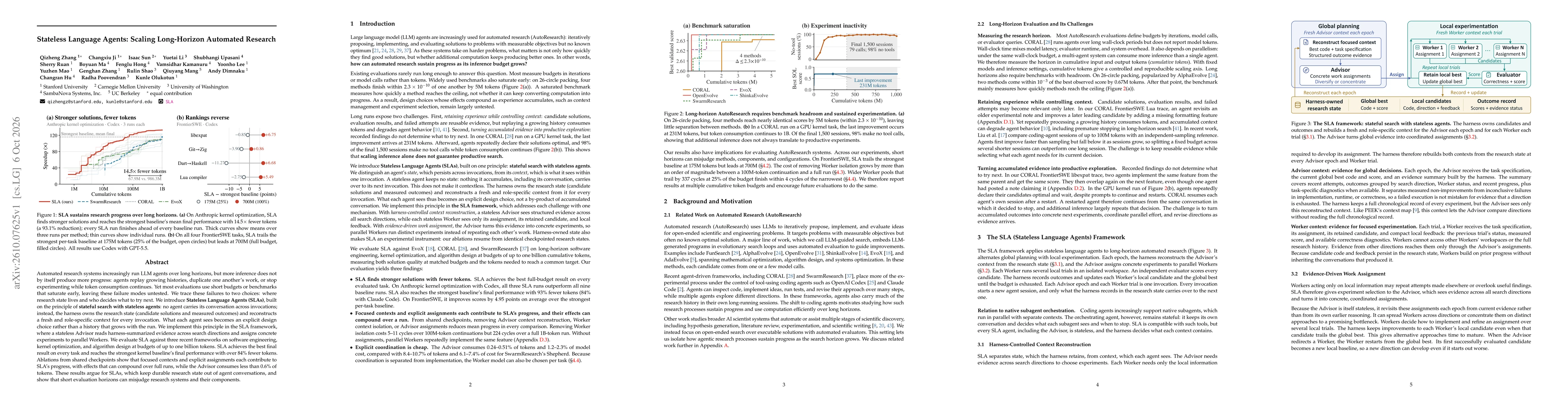 Thumbnail for Stateless Language Agents: Scaling Long-Horizon Automated Research