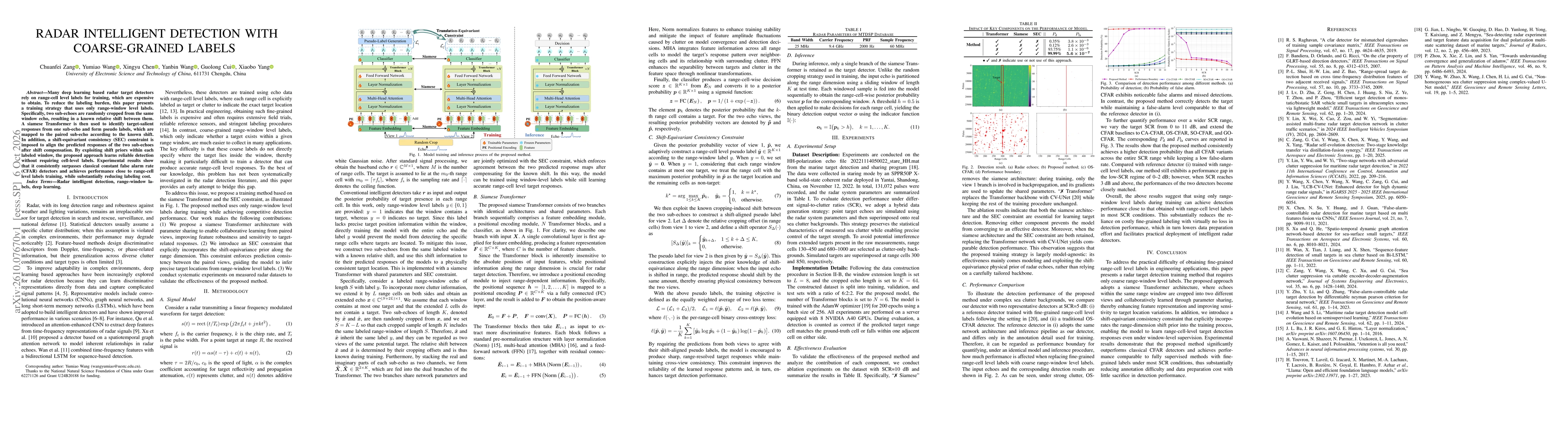 Thumbnail for Radar Intelligent Detection with Coarse-Grained Labels
