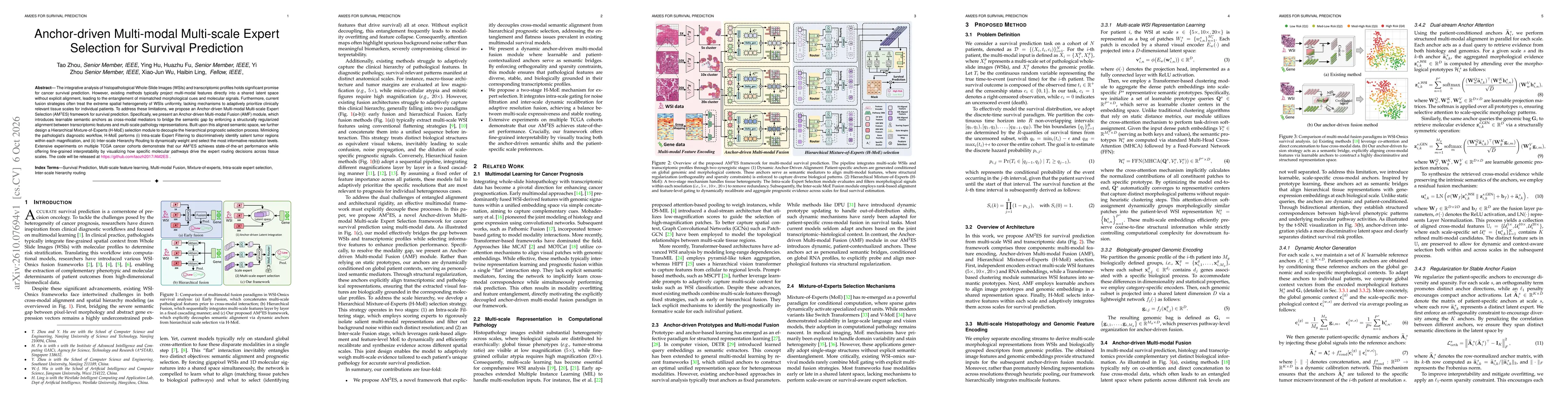 Thumbnail for Anchor-driven Multi-modal Multi-scale Expert Selection for Survival Prediction
