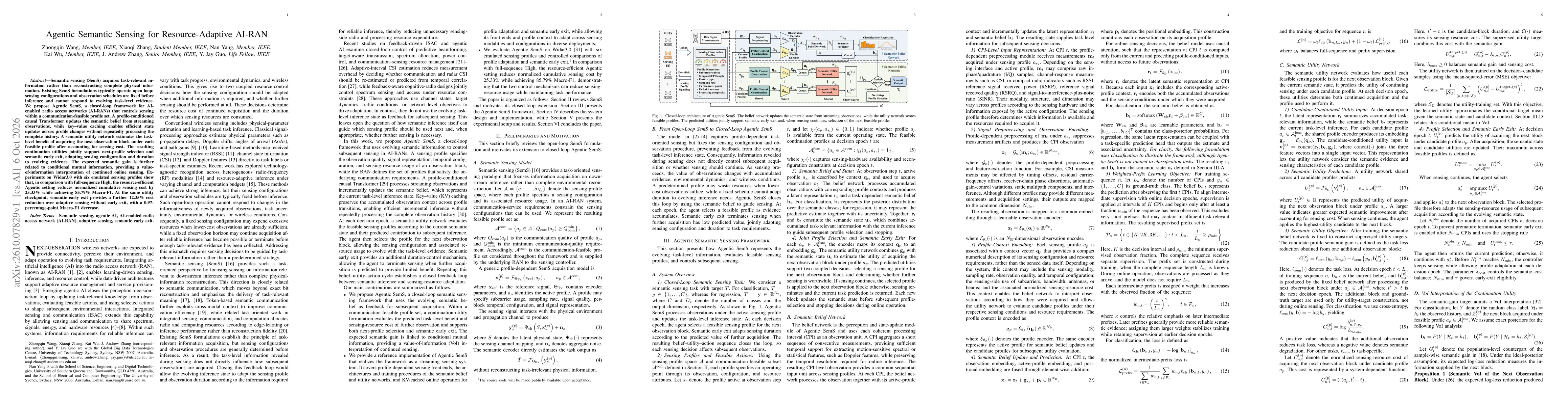 Thumbnail for Agentic Semantic Sensing for Resource-Adaptive AI-RAN