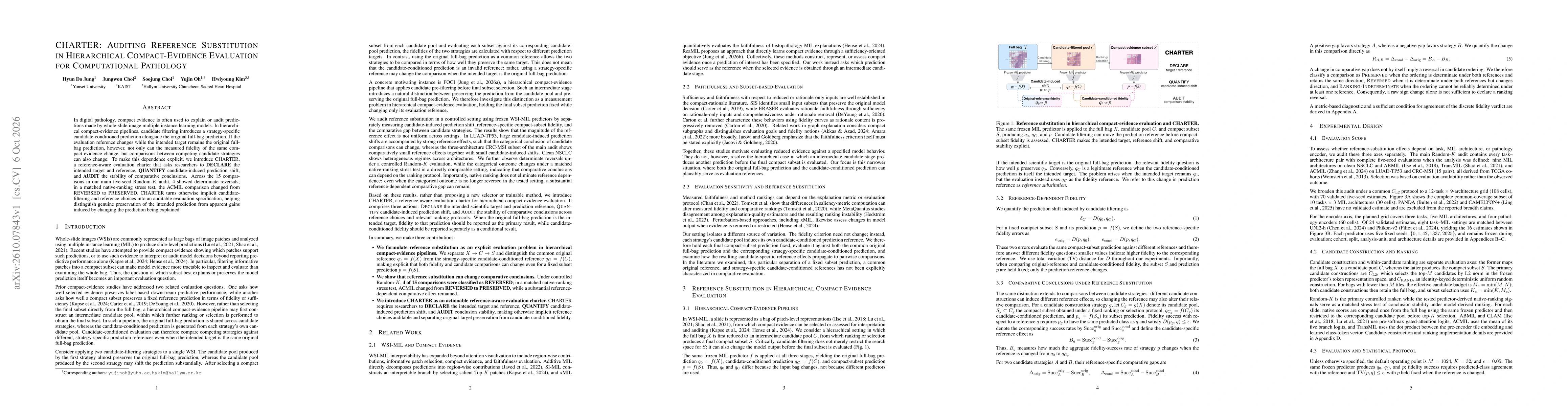 Thumbnail for CHARTER: Auditing Reference Substitution in Hierarchical Compact-Evidence Evaluation for Computational Pathology