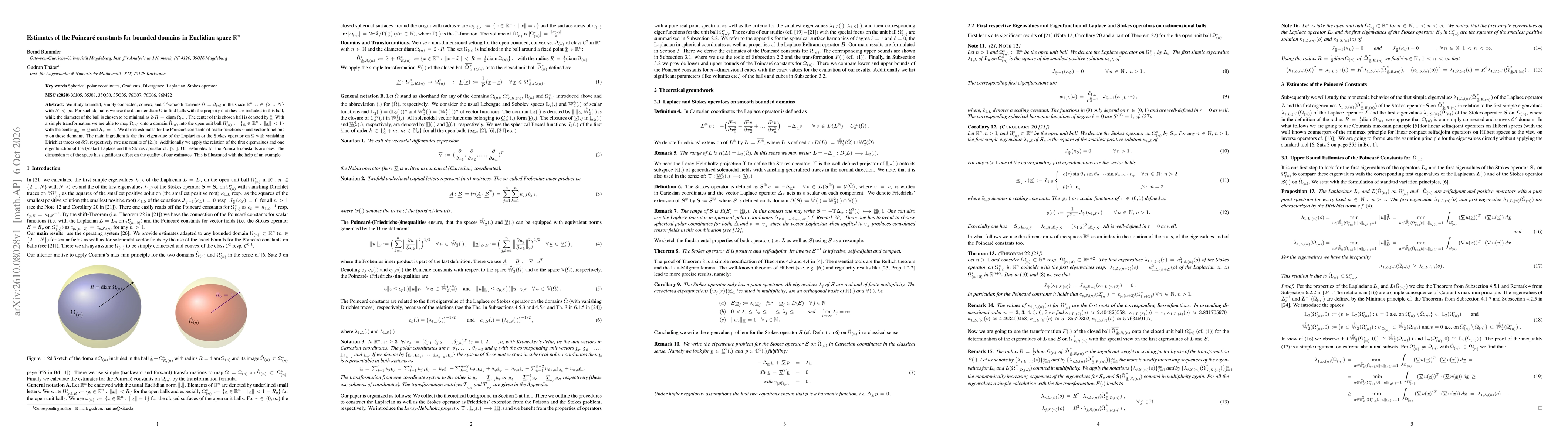 Thumbnail for Estimates of the Poincare constants for bounded domains in Euclidian space R^n