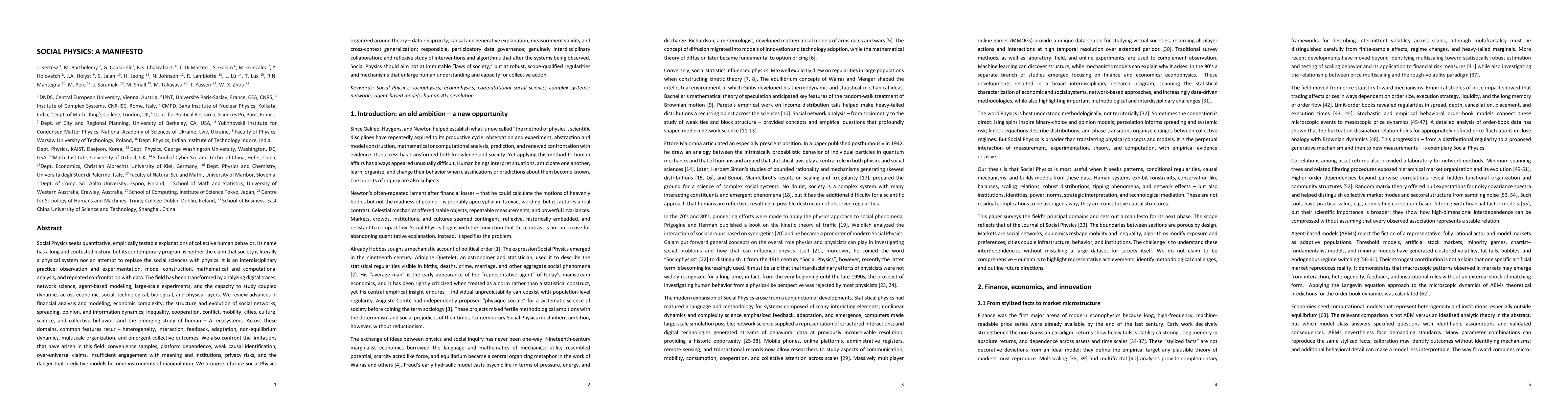 Thumbnail for Social Physics: A manifesto