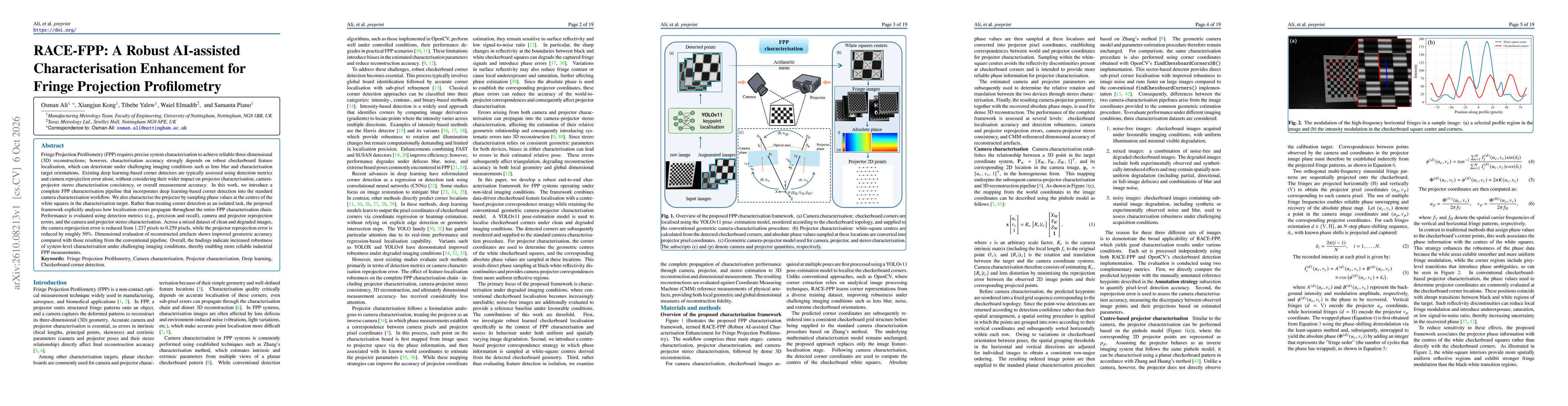 Thumbnail for RACE-FPP: A Robust AI-assisted Characterisation Enhancement for Fringe Projection Profilometry
