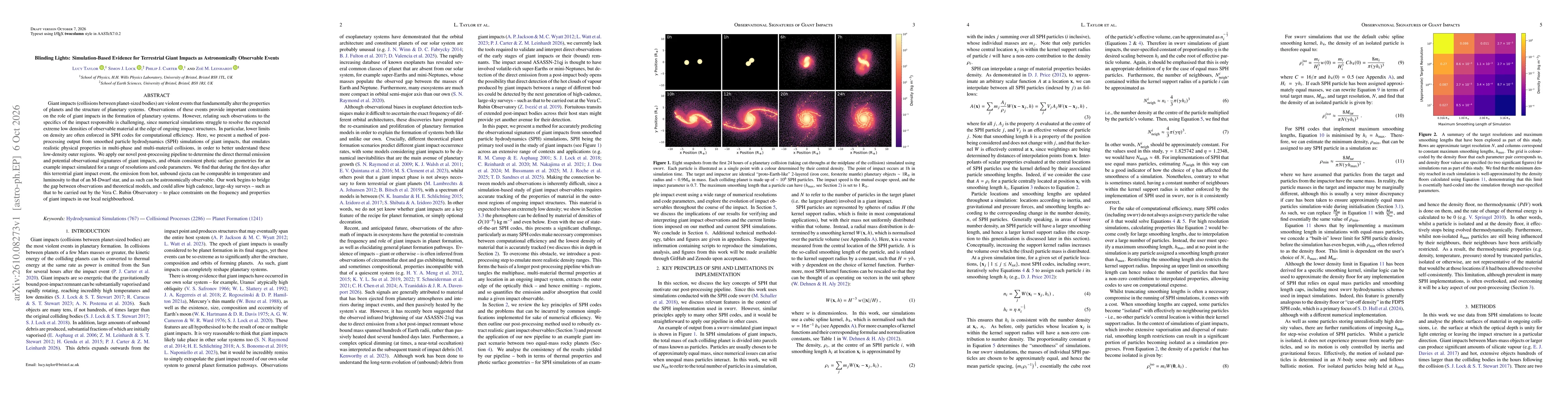 Thumbnail for Blinding Lights: Simulation-Based Evidence for Terrestrial Giant Impacts as Astronomically Observable Events