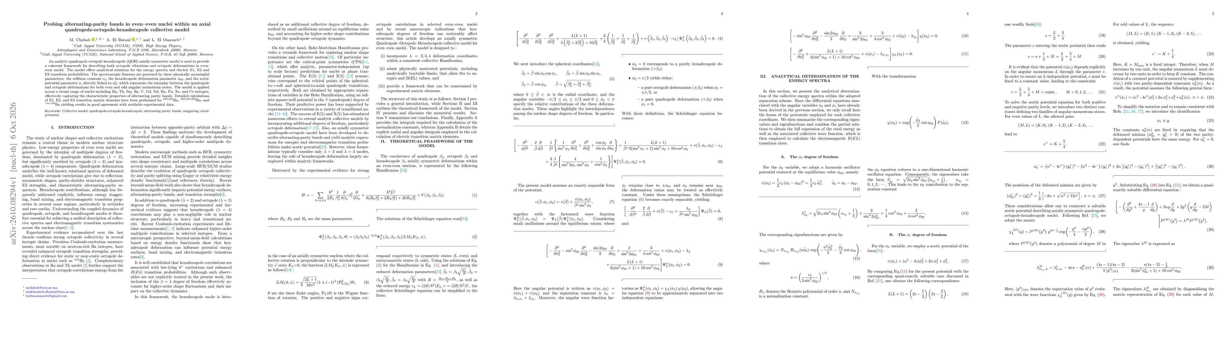 Thumbnail for Probing alternating-parity bands in even-even nuclei within an axial quadrupole-octupole-hexadecapole collective model