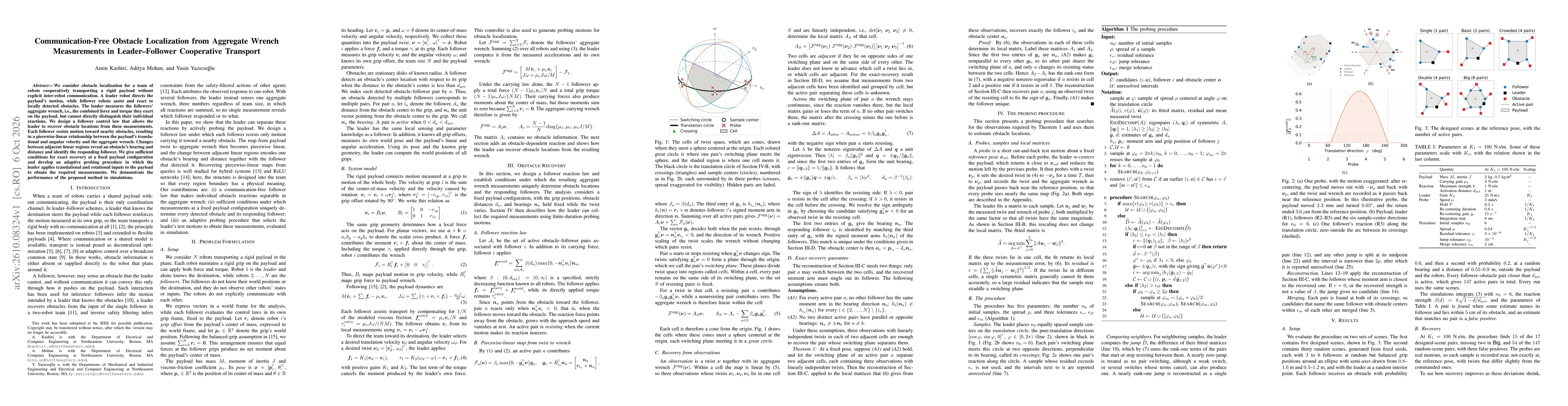 Thumbnail for Communication-Free Obstacle Localization from Aggregate Wrench Measurements in Leader--Follower Cooperative Transport