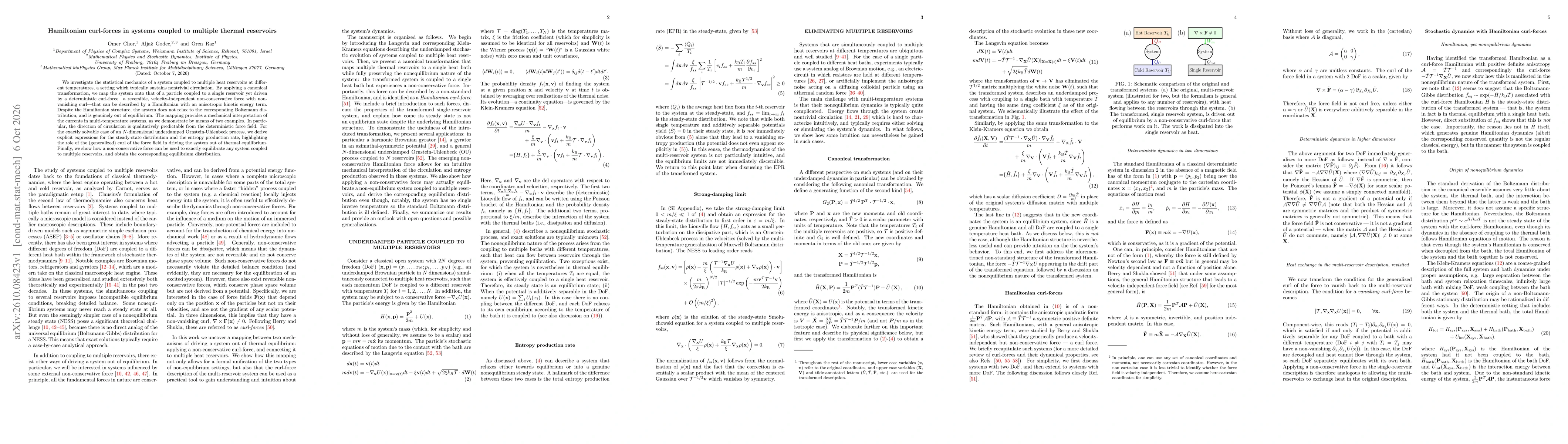 Thumbnail for Hamiltonian curl-forces in systems coupled to multiple thermal reservoirs