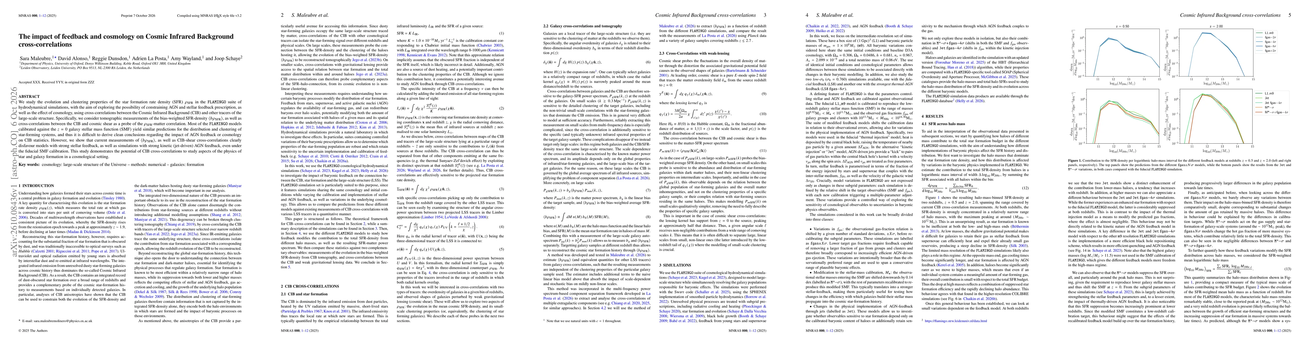 Thumbnail for The impact of feedback and cosmology on Cosmic Infrared Background cross-correlations