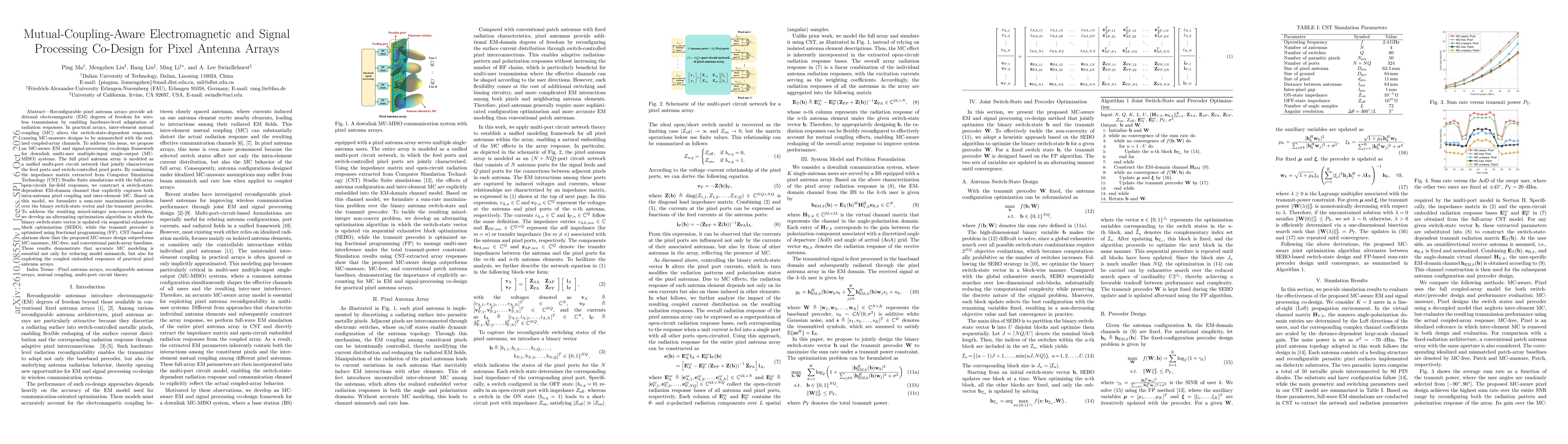 Thumbnail for Mutual-Coupling-Aware Electromagnetic and Signal Processing Co-Design for Pixel Antenna Arrays