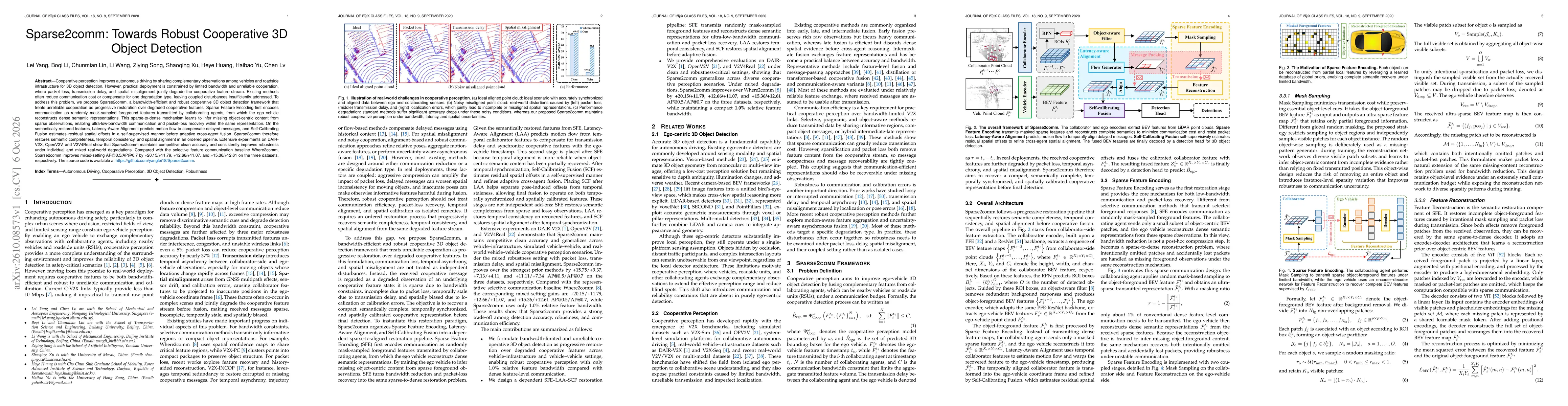Thumbnail for Sparse2comm: Towards Robust Cooperative 3D Object Detection