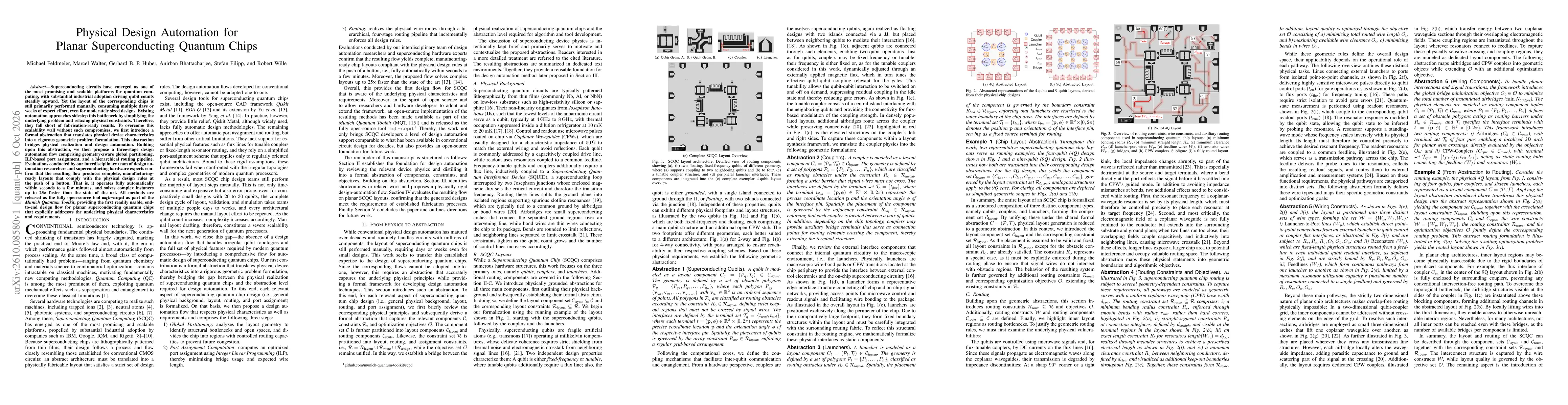 Thumbnail for Physical Design Automation for Planar Superconducting Quantum Chips