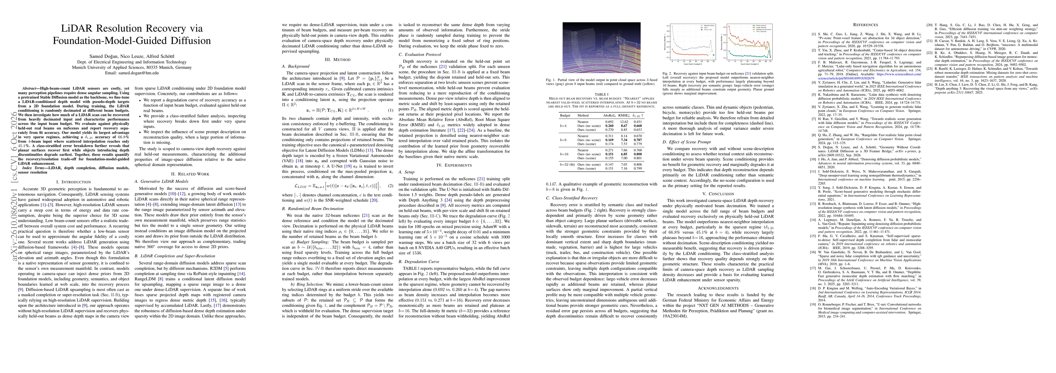 Thumbnail for LiDAR Resolution Recovery via Foundation-Model-Guided Diffusion
