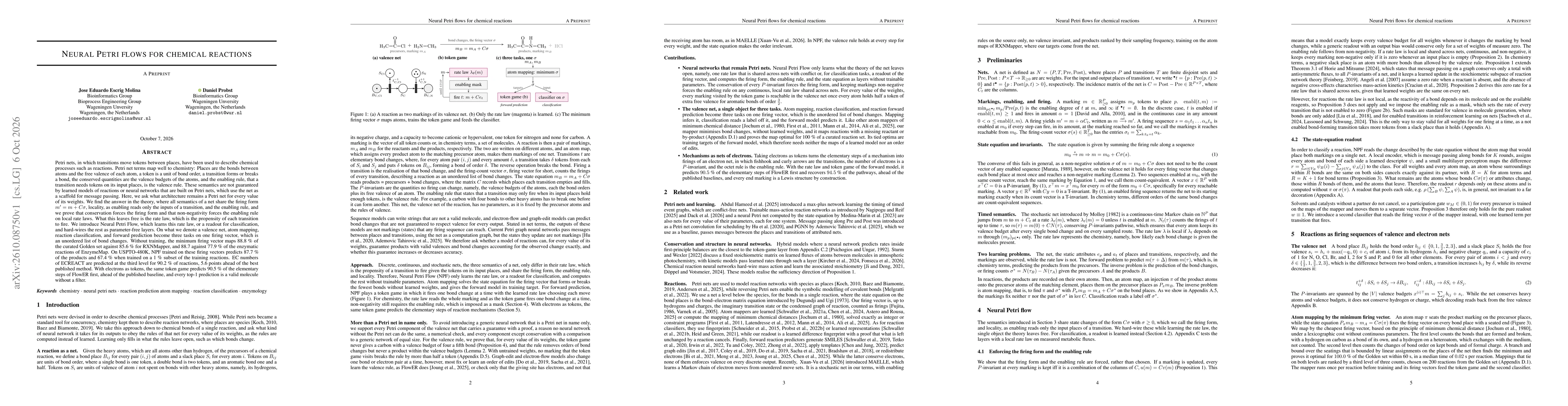 Thumbnail for Neural Petri flows for chemical reactions