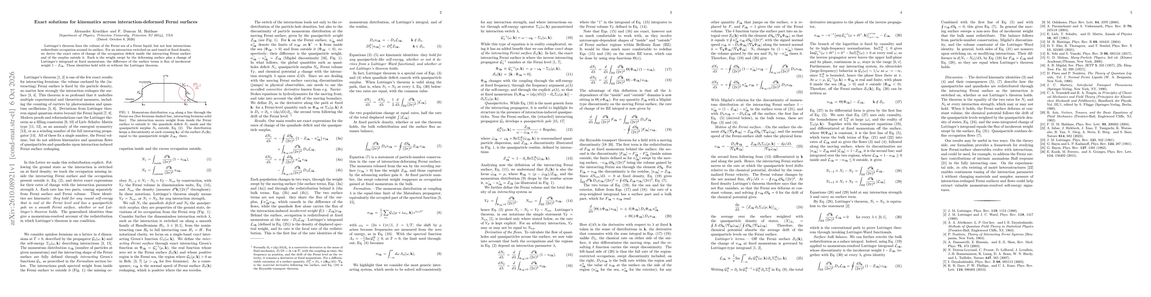 Thumbnail for Exact solutions for kinematics across interaction-deformed Fermi surfaces