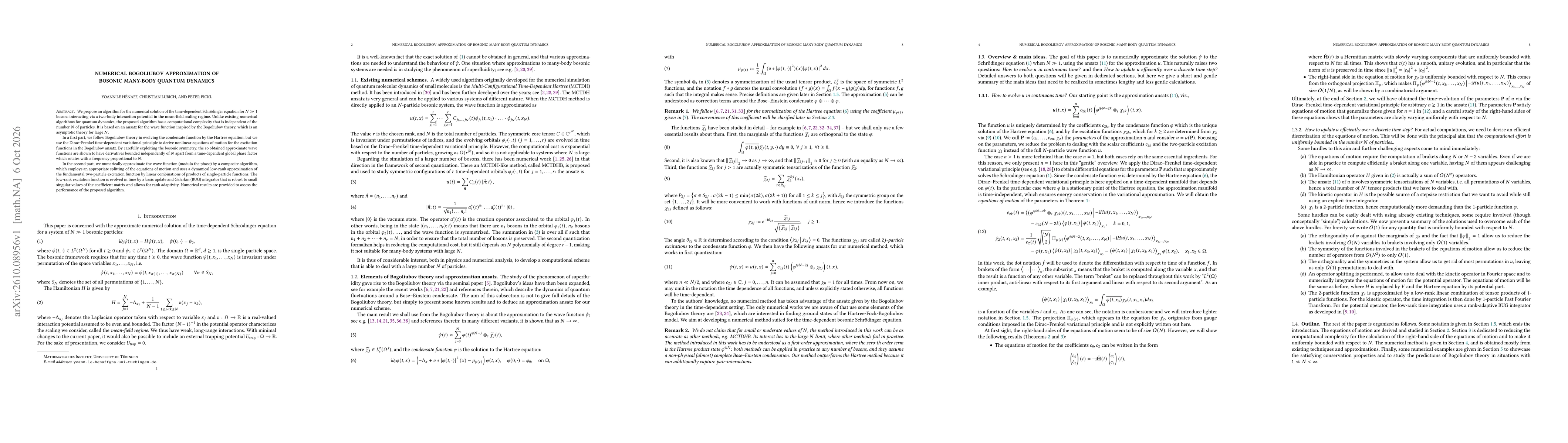 Thumbnail for Numerical Bogoliubov approximation of bosonic many-body quantum dynamics