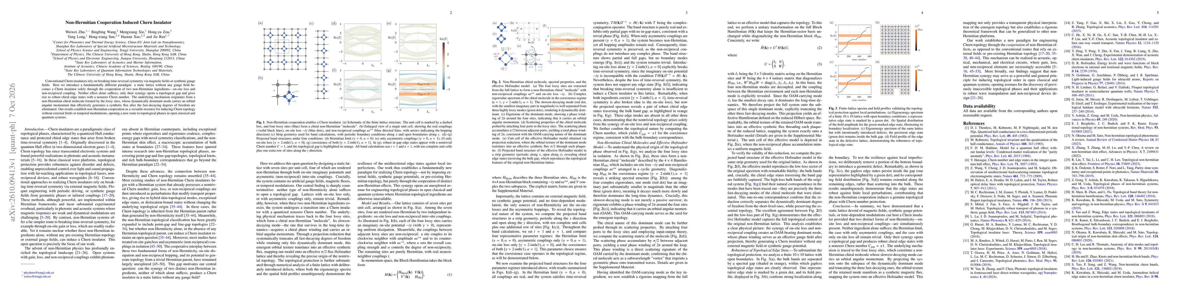 Thumbnail for Non-Hermitian Cooperation Induced Chern Insulator
