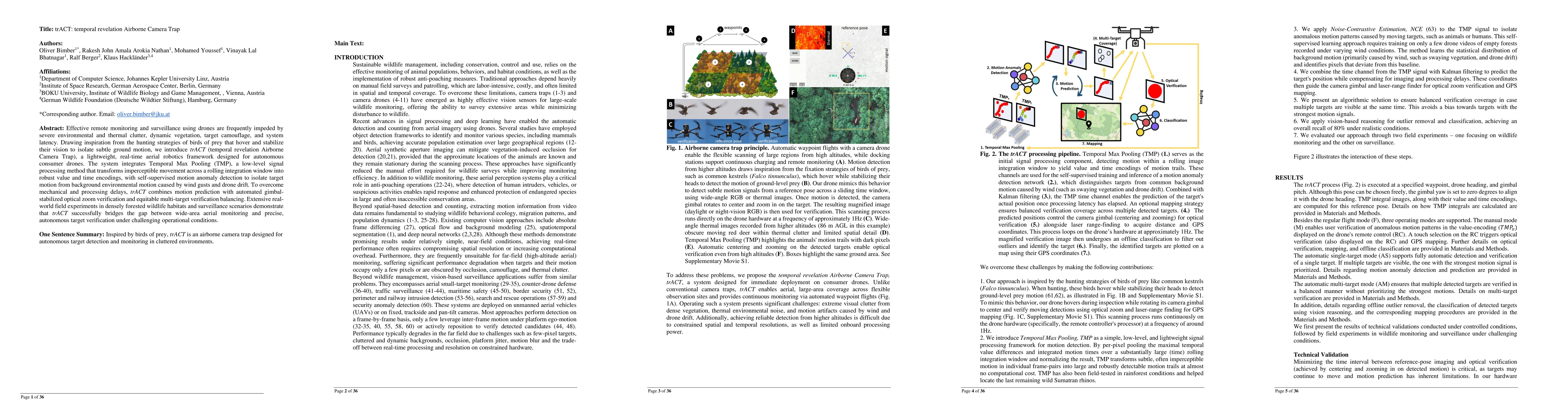 Thumbnail for trACT: temporal revelation Airborne Camera Trap