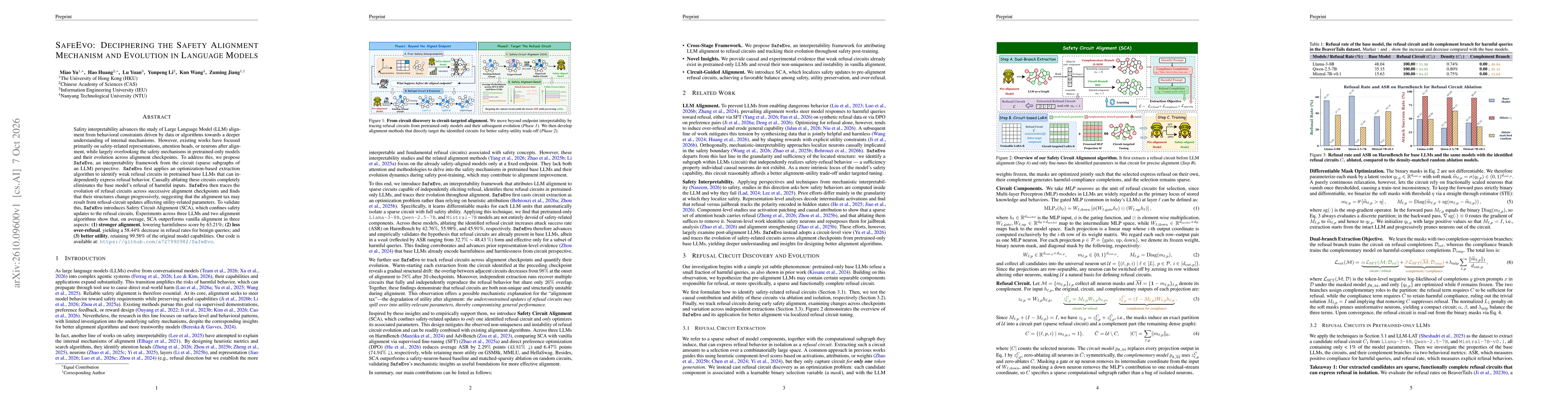Thumbnail for SafeEvo: Deciphering the Safety Alignment Mechanism and Evolution in Language Models