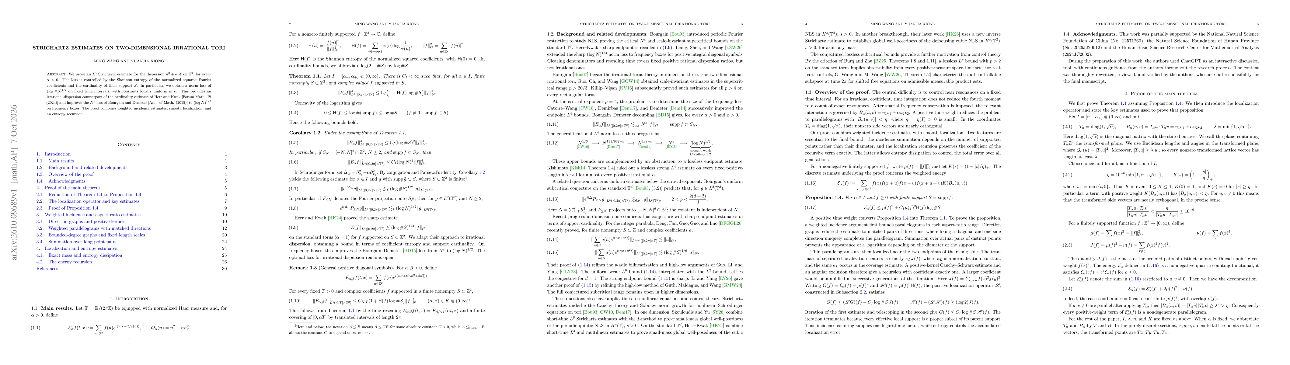 Thumbnail for Strichartz estimates on two-dimensional irrational tori
