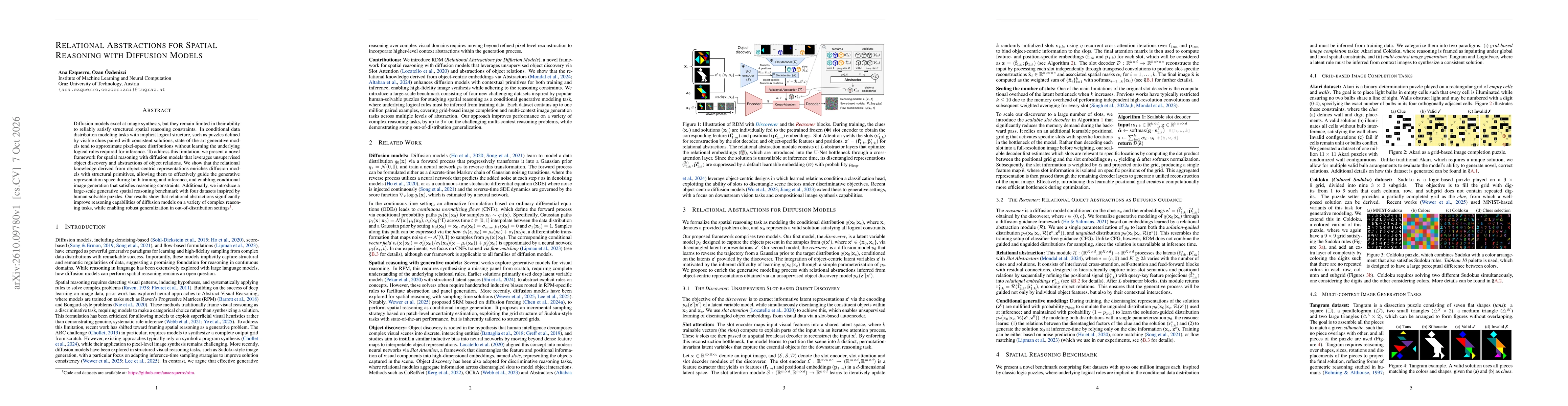 Thumbnail for Relational Abstractions for Spatial Reasoning with Diffusion Models
