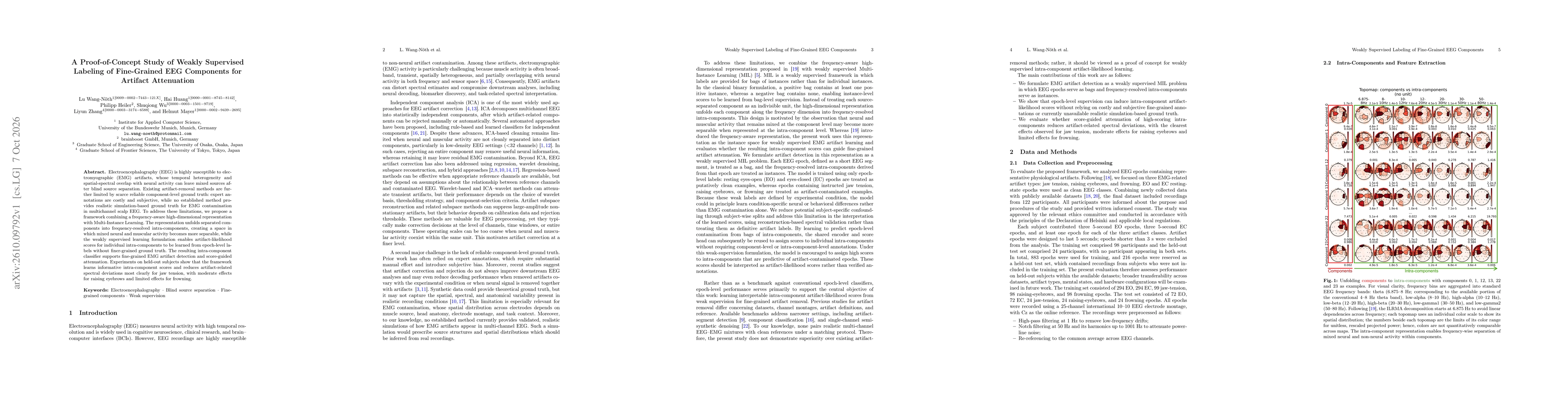 Thumbnail for A Proof-of-Concept Study of Weakly Supervised Labeling of Fine-Grained EEG Components for Artifact Attenuation