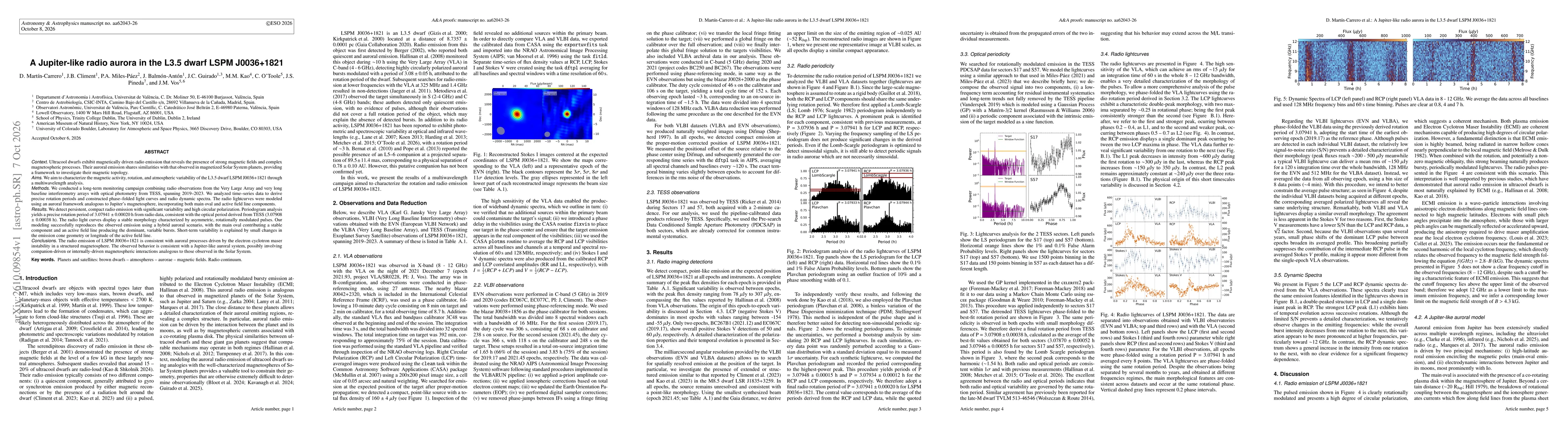 Thumbnail for A Jupiter-like radio aurora in the L3.5 dwarf LSPM J0036+1821