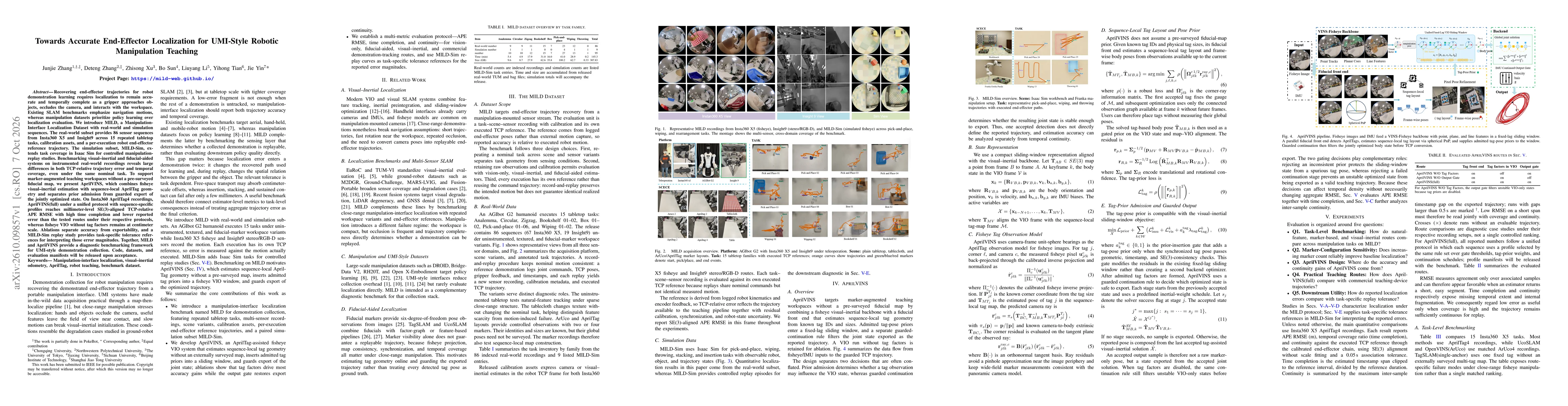 Thumbnail for Towards Accurate End-Effector Localization for UMI-Style Robotic Manipulation Teaching