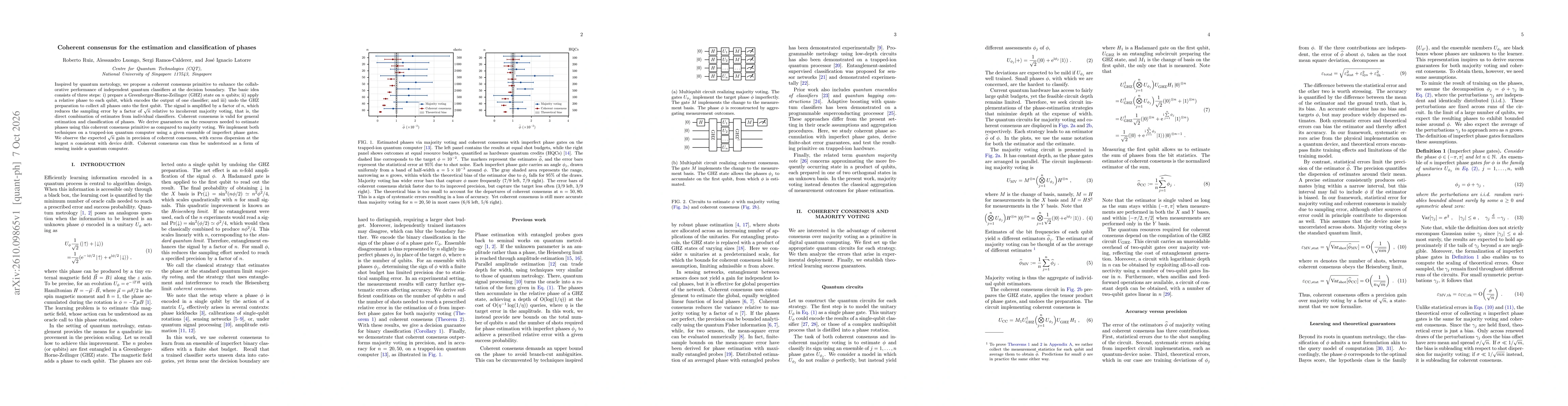 Thumbnail for Coherent consensus for the estimation and classification of phases