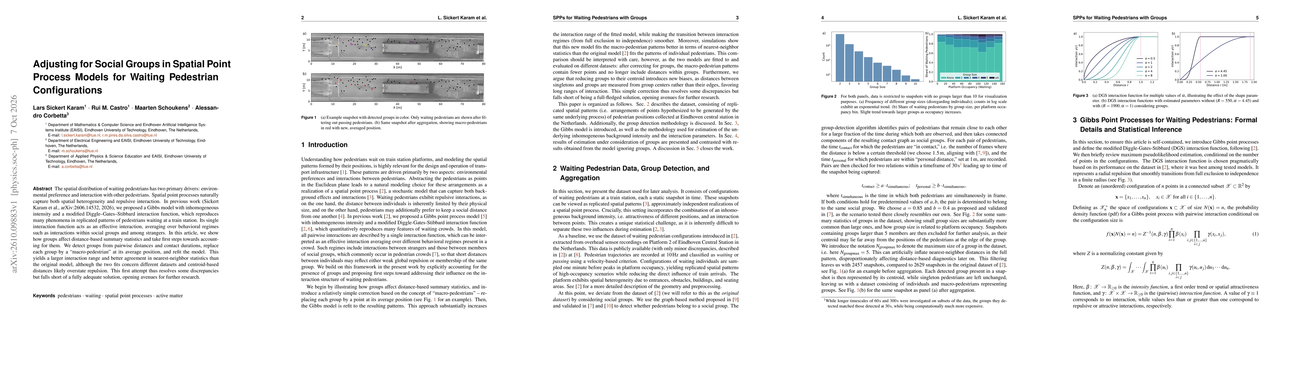 Thumbnail for Adjusting for Social Groups in Spatial Point Process Models for Waiting Pedestrian Configurations