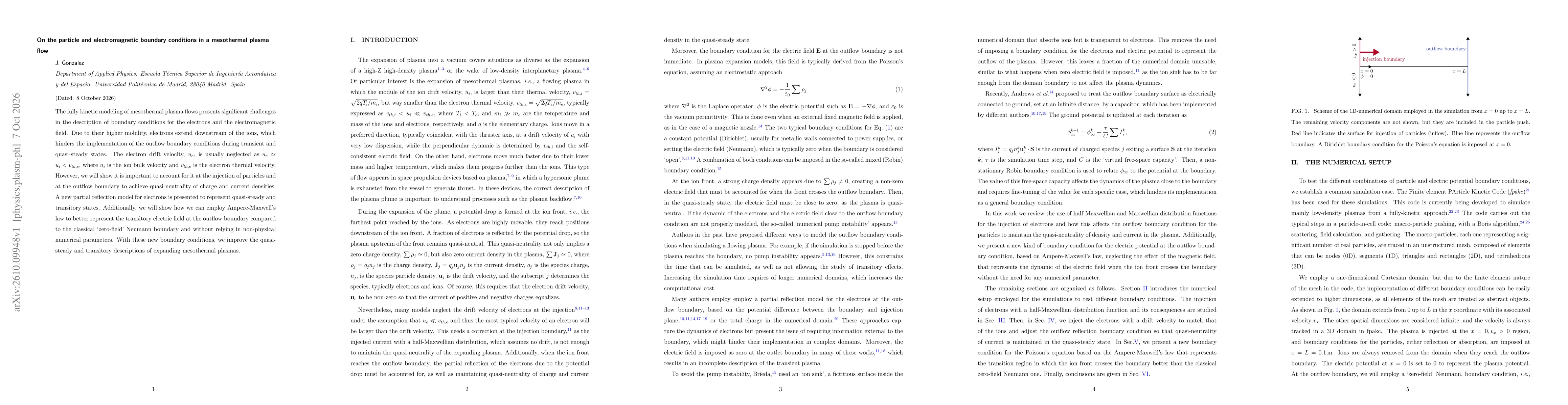Thumbnail for On the particle and electromagnetic boundary conditions in a mesothermal plasma flow