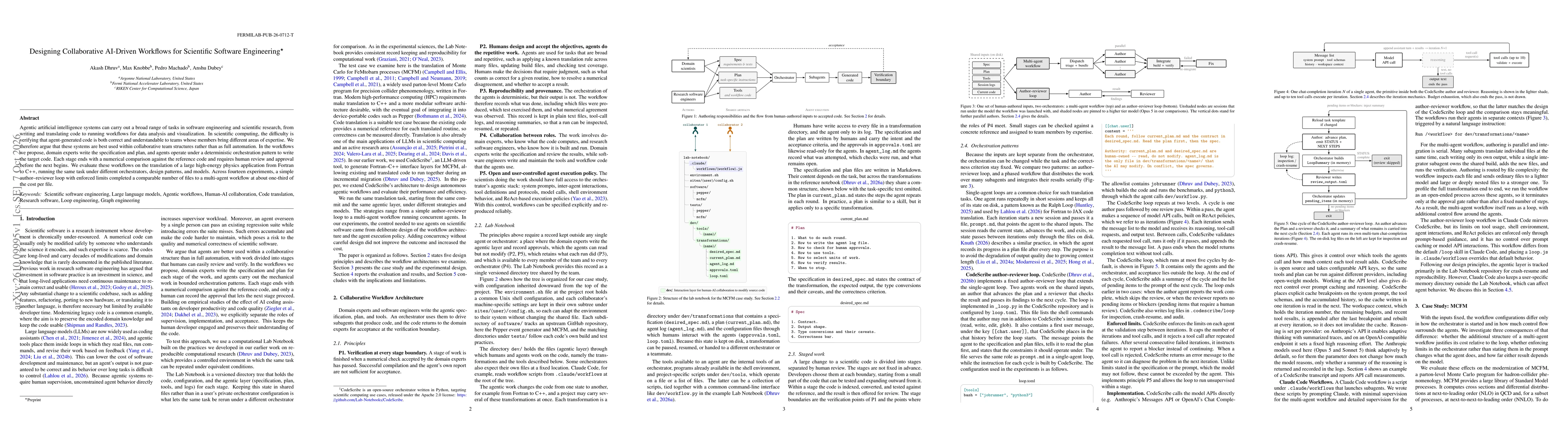 Thumbnail for Designing Collaborative AI-Driven Workflows for Scientific Software Engineering