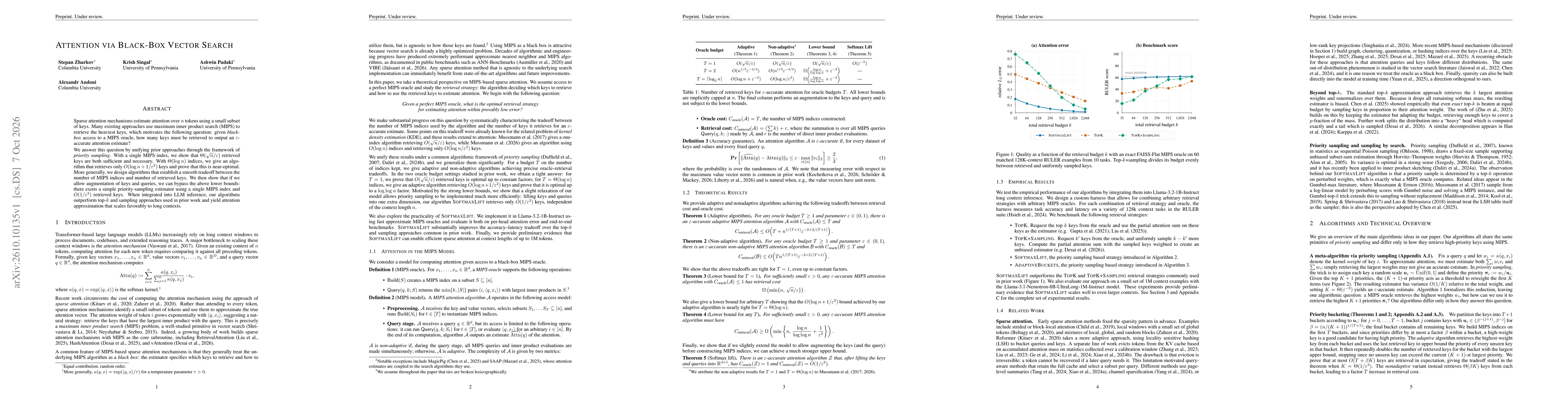 Thumbnail for Attention via Black-Box Vector Search