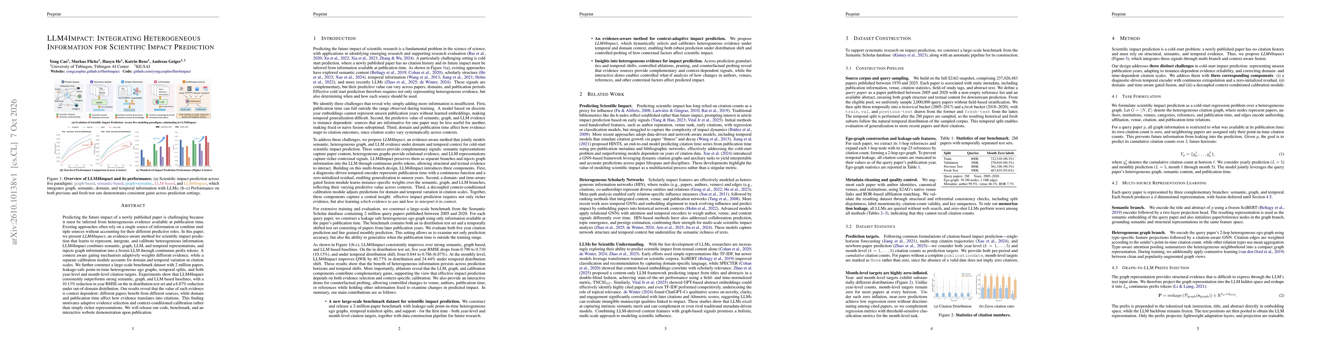 Thumbnail for LLM4Impact: Integrating Heterogeneous Information for Scientific Impact Prediction