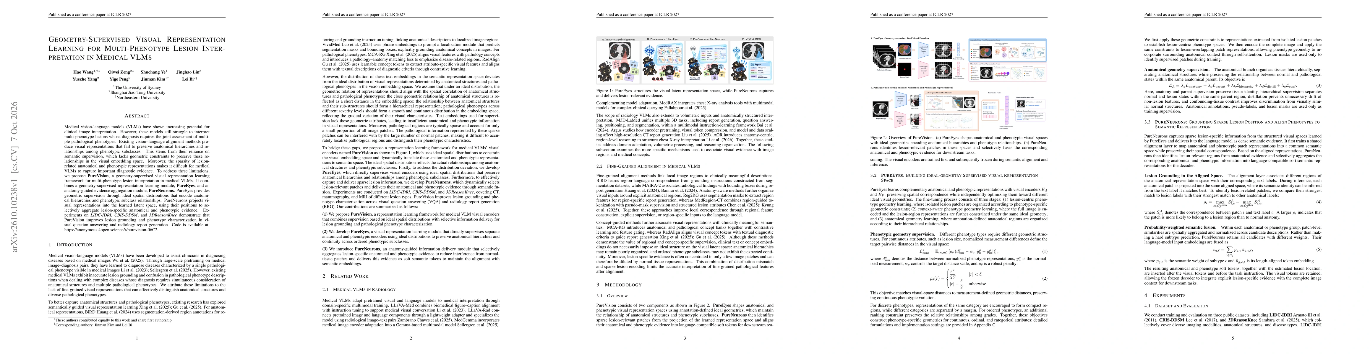 Thumbnail for Geometry-Supervised Visual Representation Learning for Multi-Phenotype Lesion Interpretation in Medical VLMs