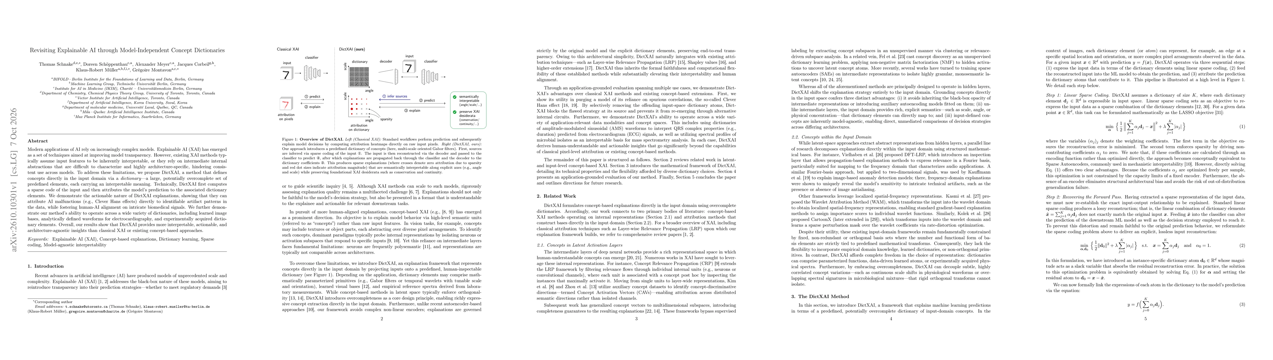 Thumbnail for Revisiting Explainable AI through Model-Independent Concept Dictionaries