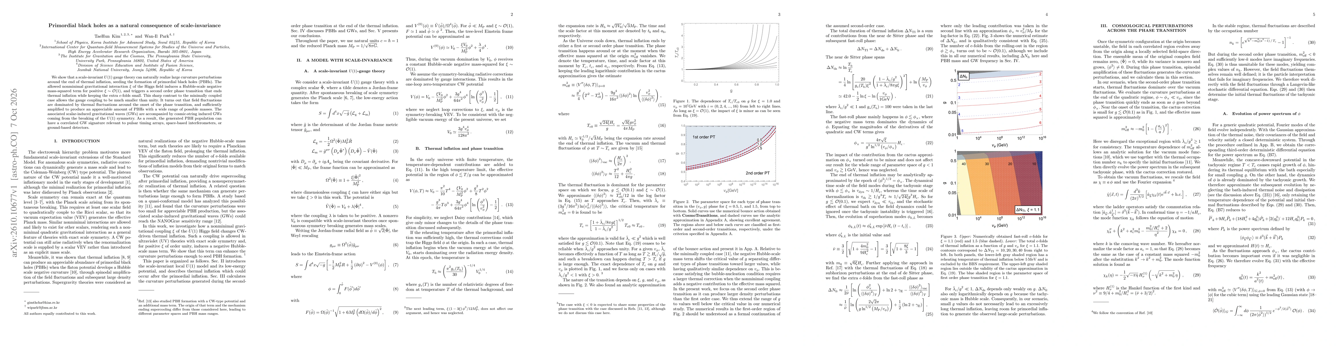 Thumbnail for Primordial black holes as a natural consequence of scale-invariance