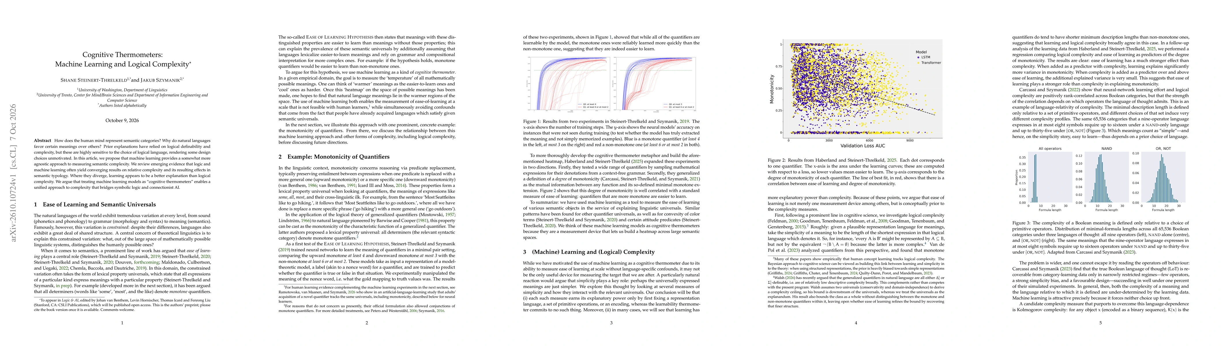 Thumbnail for Cognitive Thermometers: Machine Learning and Logical Complexity