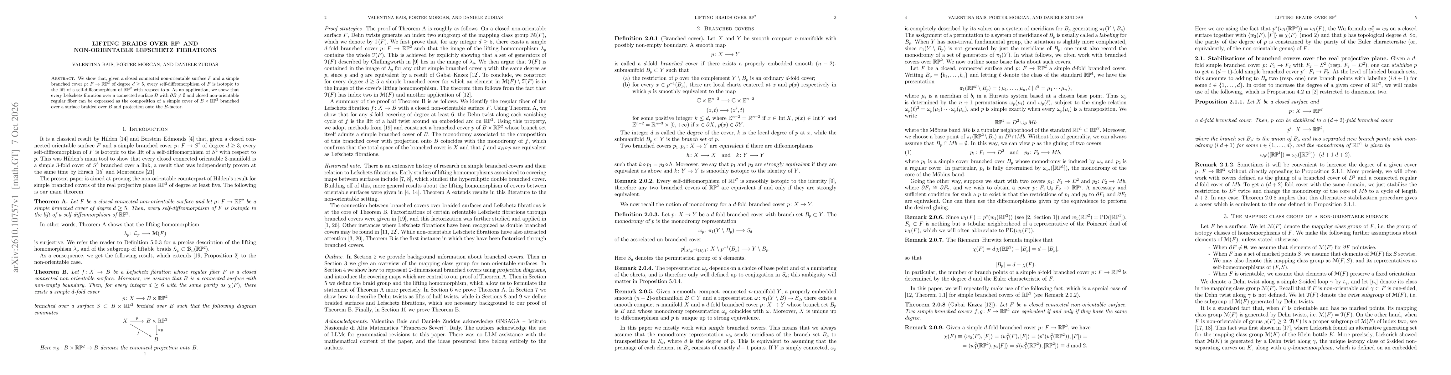 Thumbnail for Lifting braids over $\mathbb{RP}^2$ and non-orientable Lefschetz fibrations