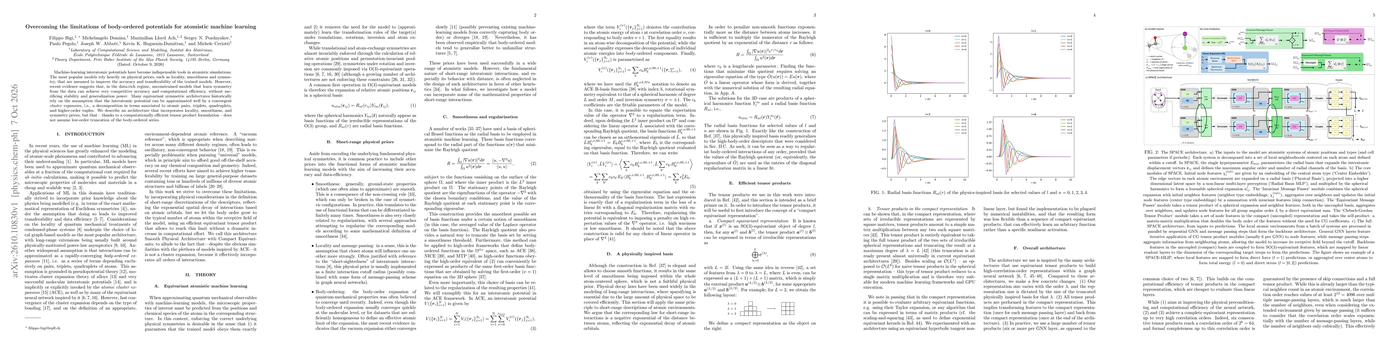 Thumbnail for Overcoming the limitations of body-ordered potentials for atomistic machine learning