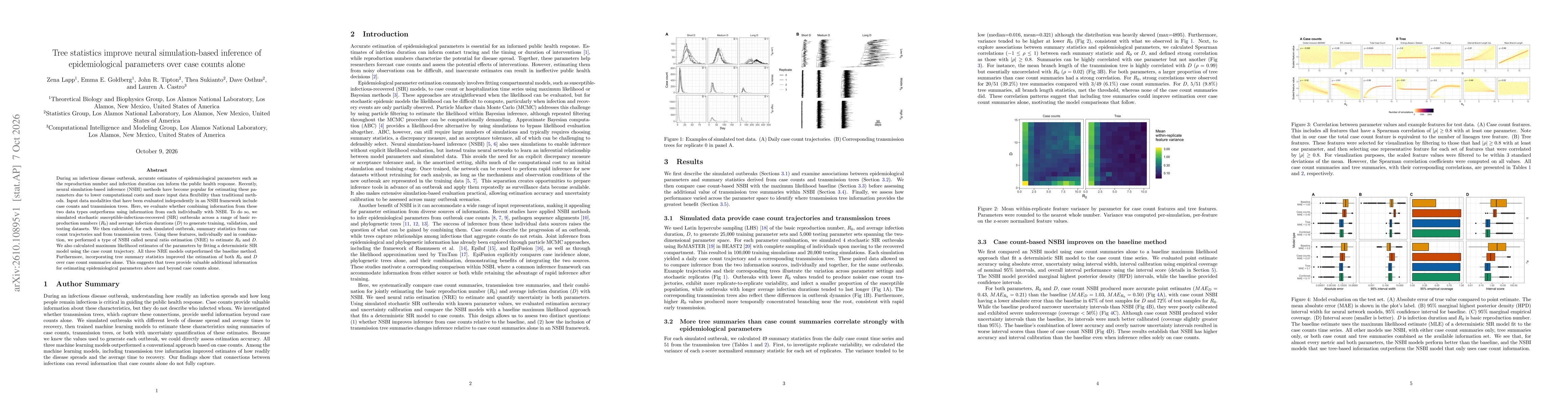 Thumbnail for Tree statistics improve neural simulation-based inference of epidemiological parameters over case counts alone