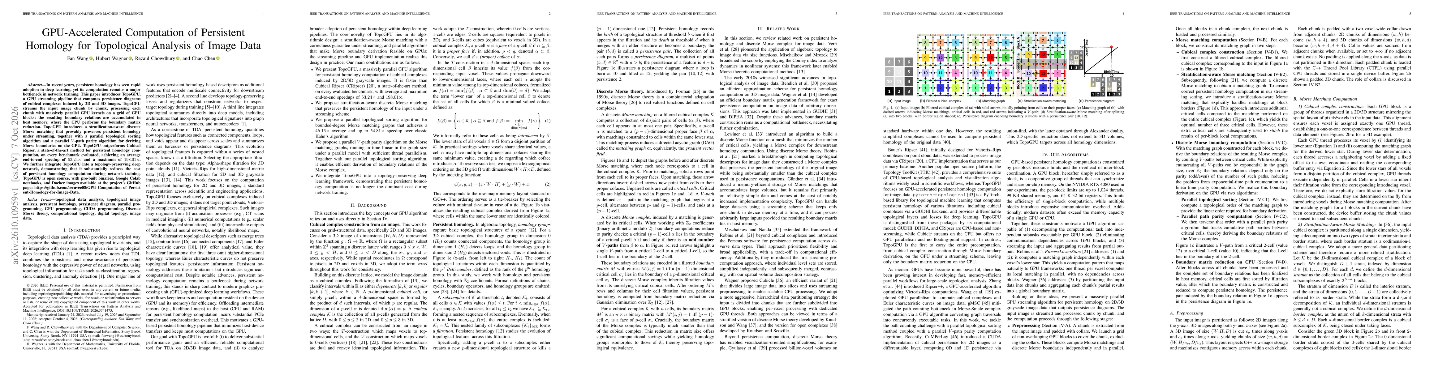 Thumbnail for GPU-Accelerated Computation of Persistent Homology for Topological Analysis of Image Data