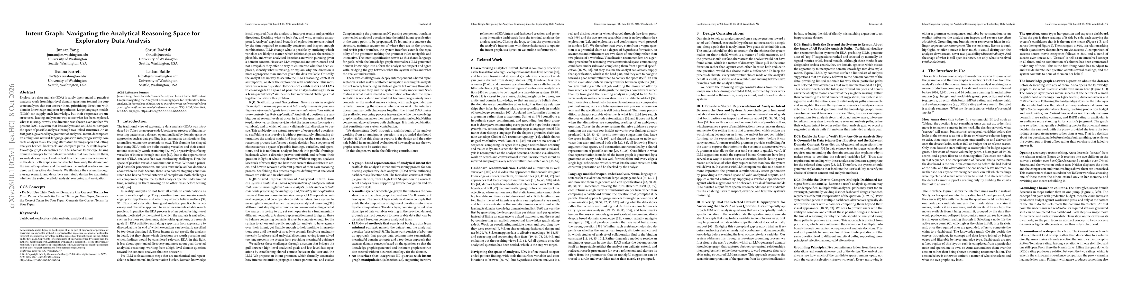 Thumbnail for Intent Graph: Navigating the Analytical Reasoning Space for Exploratory Data Analysis